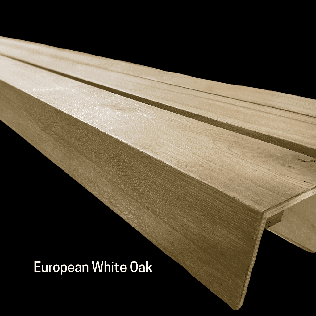 European White Oak Box Beam Material Sample