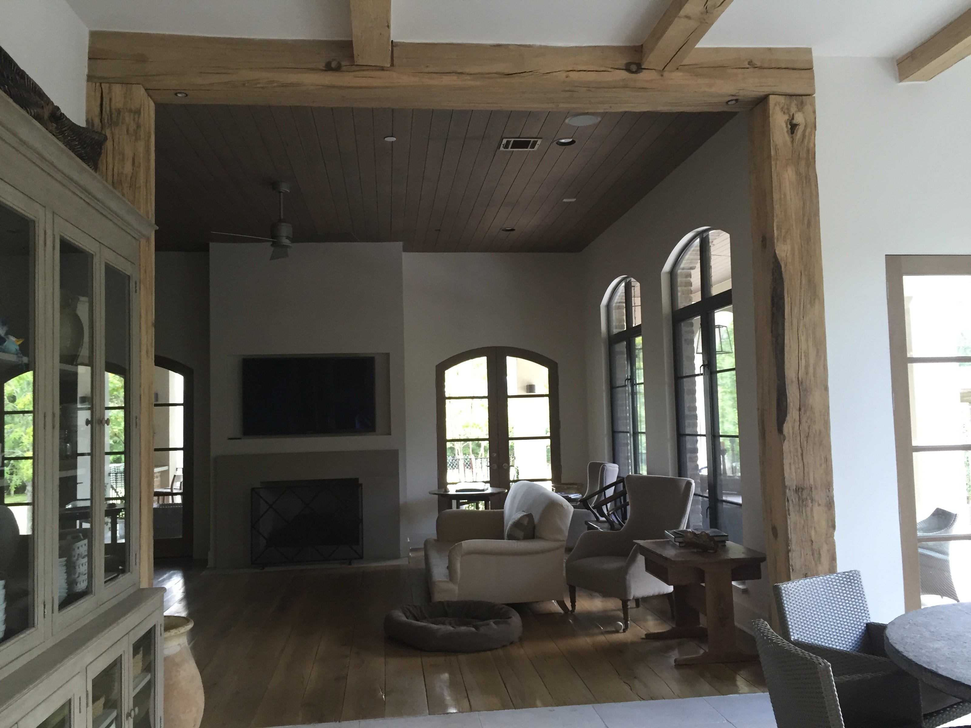 Reclaimed Barn Wood Hand Hewn Beams for Ceilings and Doorways