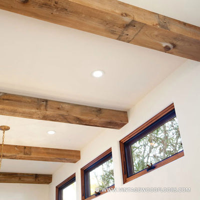 Reclaimed Barn Wood Rough Sawn Box Beams for Ceilings