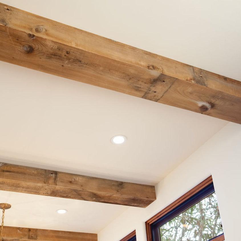 Rough Sawn Reclaimed Barn Wood Box Beam for Ceilings Ideas