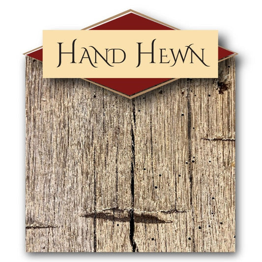 Hand Hewn Box Beam Fireplace Mantel Texture