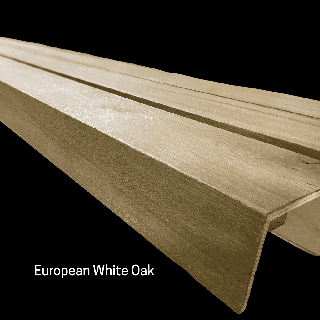 European White Oak Box Beams for Ceilings Custom Finish