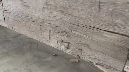 30 Foot Long Reclaimed Hand Hewn Box Beam